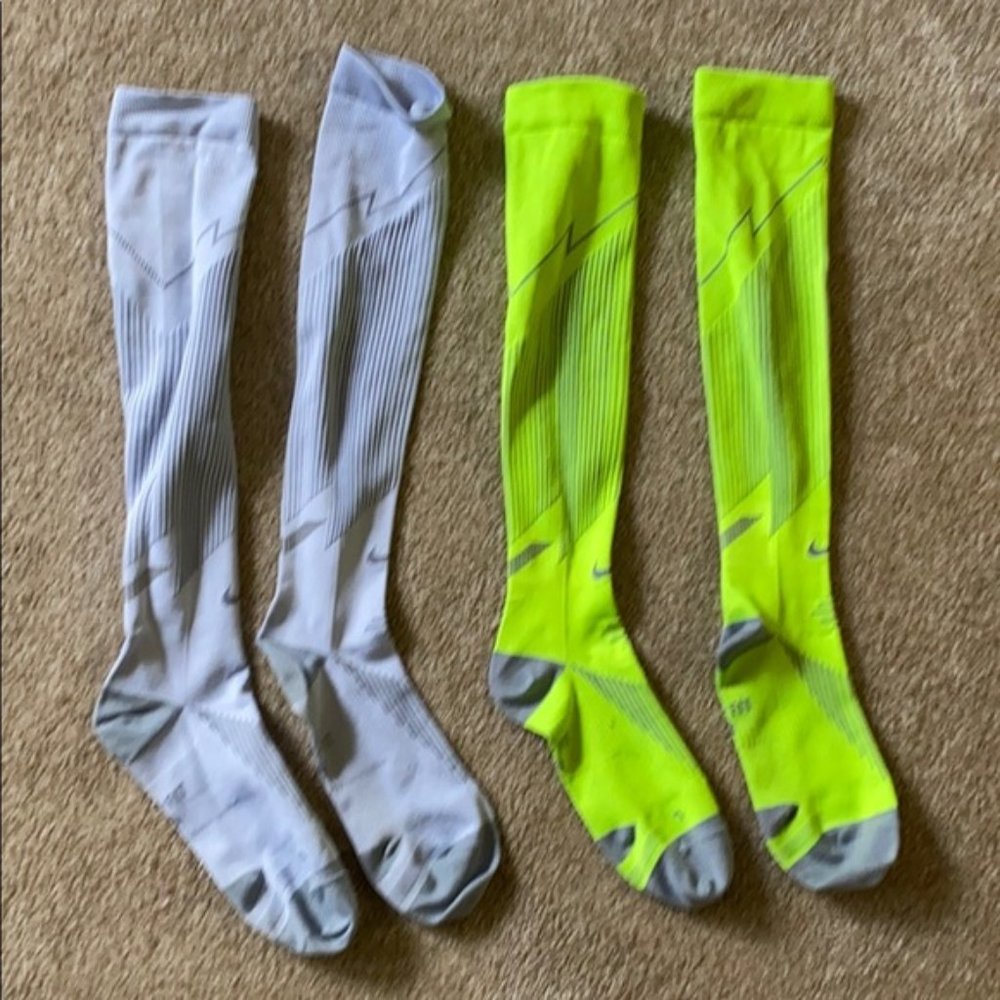 NIKE Compression Socks. 3 pairs- price is for all!